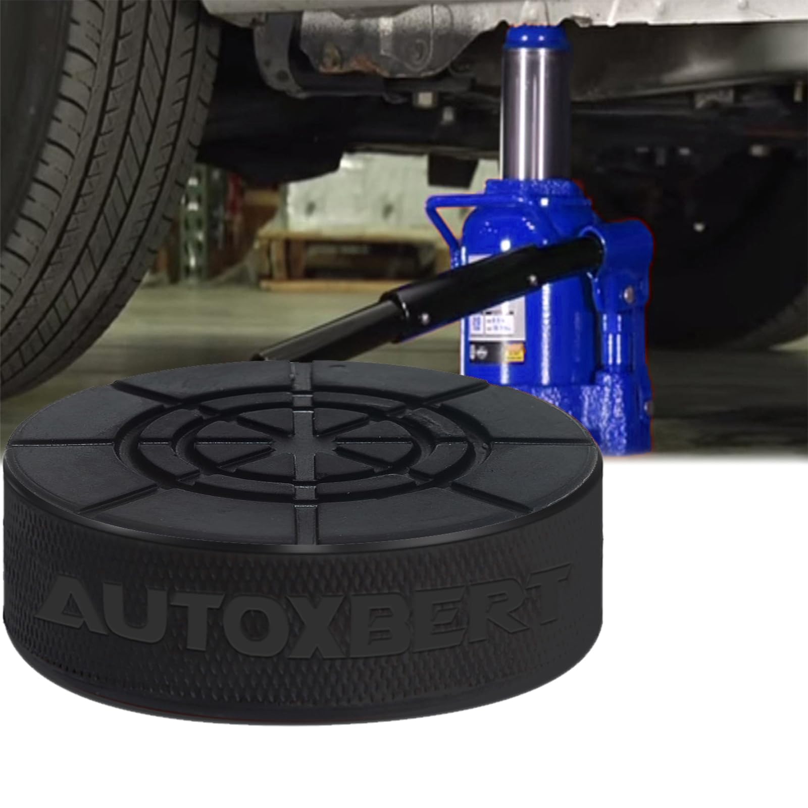 Amazon.com: Rubber Bottle Jack Pad Protector Support Point Adapter